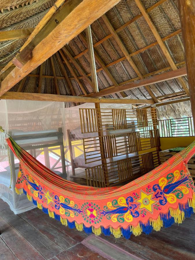 Ecohostal Palmares Del Rio Гуачака Экстерьер фото